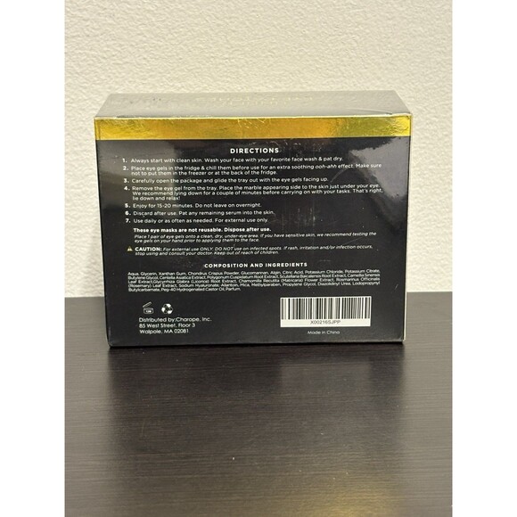 Golden Glow Under Eye Patches (20 Pairs Eye Gels) Rejuvenating Treatment SEALED - Picture 2 of 5